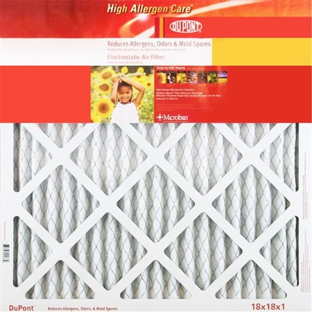 DUPONT DuPont KB14X18X1A High Allergen Care Electrostatic Air Filter; 14 x 18 x 1 in. KB14X18X1A
